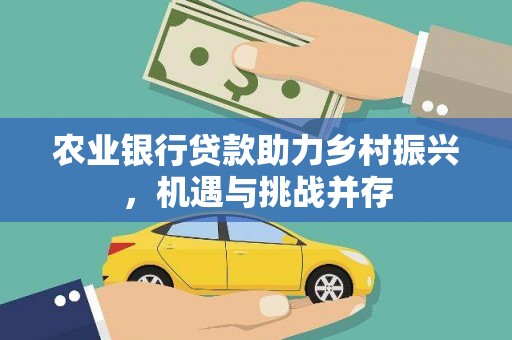 佳里农业银行贷款助力乡村振兴，机遇与挑战并存