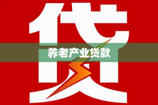佳里养老产业贷款