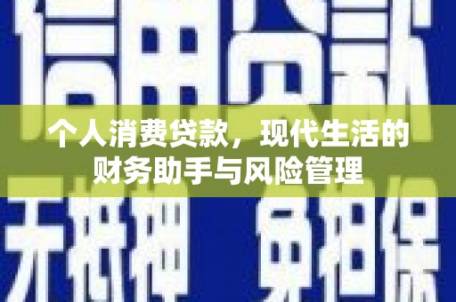 佳里个人消费贷款，现代生活的财务助手与风险管理