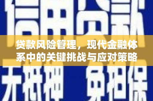 佳里贷款风险管理，现代金融体系中的关键挑战与应对策略